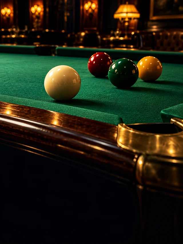 Billiards · Promotional concepts, not screenshots of released games.